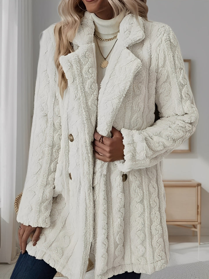 Grace | Luxe Cable-Knit Cardigan Coat