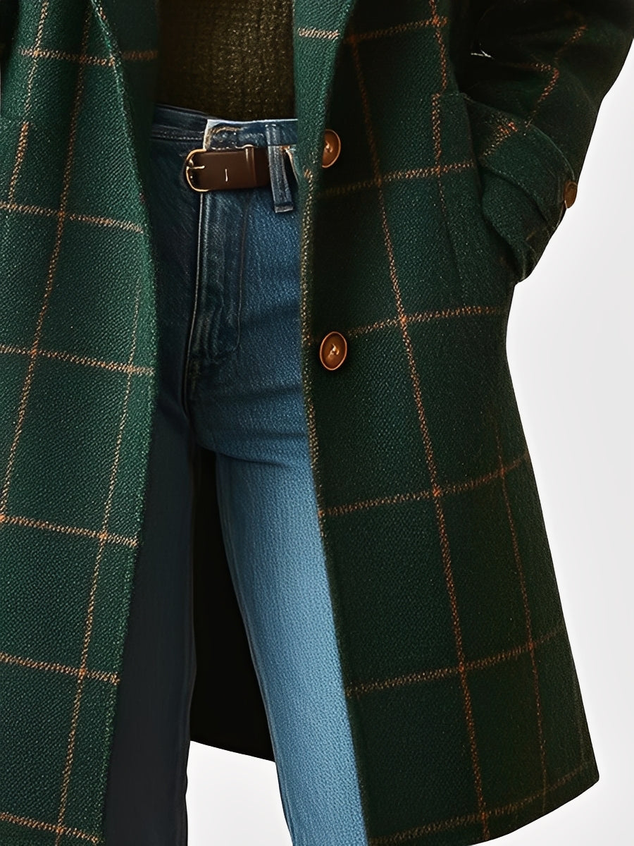 Celeste | Checked Coat